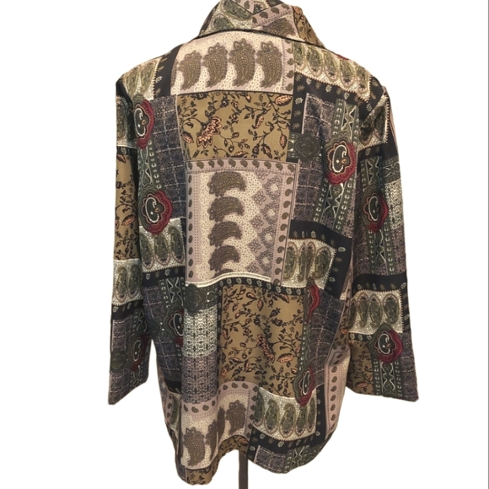 Vintage patchwork jacket/blazer - Picture 2 of 3